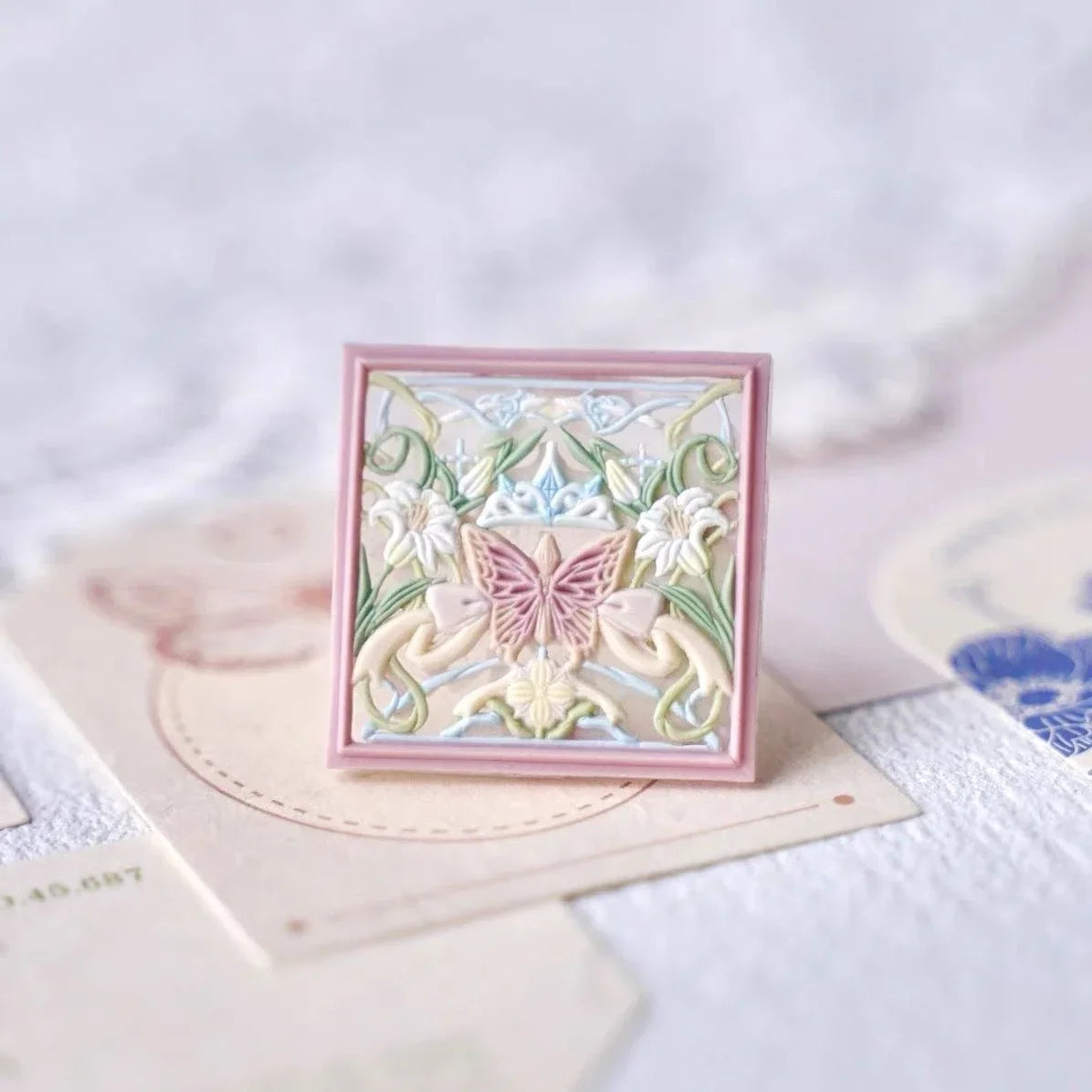 Diy Stamp Toy Lacquer Seal Seal Head Embossed Special-Shaped Handmade Envelope Invitation Seal Multi-Layer Brass Head Craft Toys