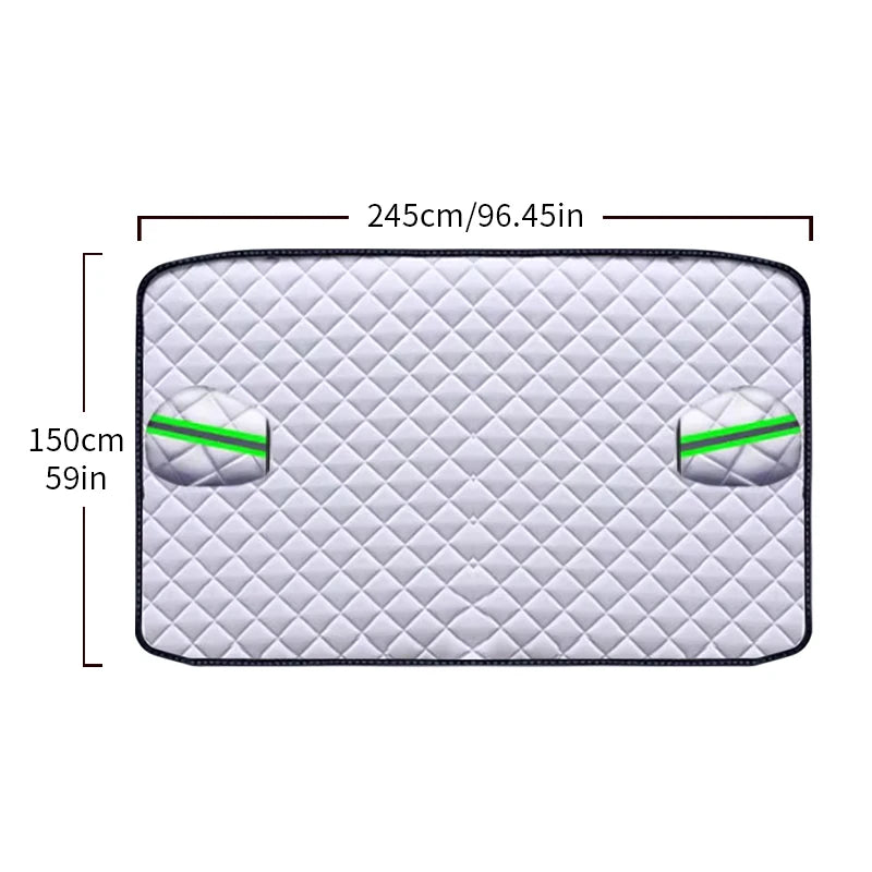 Summer Windshield Cover UV Reflective Sun Shade Waterproof 4-Season Universal Sun Protection Cover Winter Snow Shield Car Cover