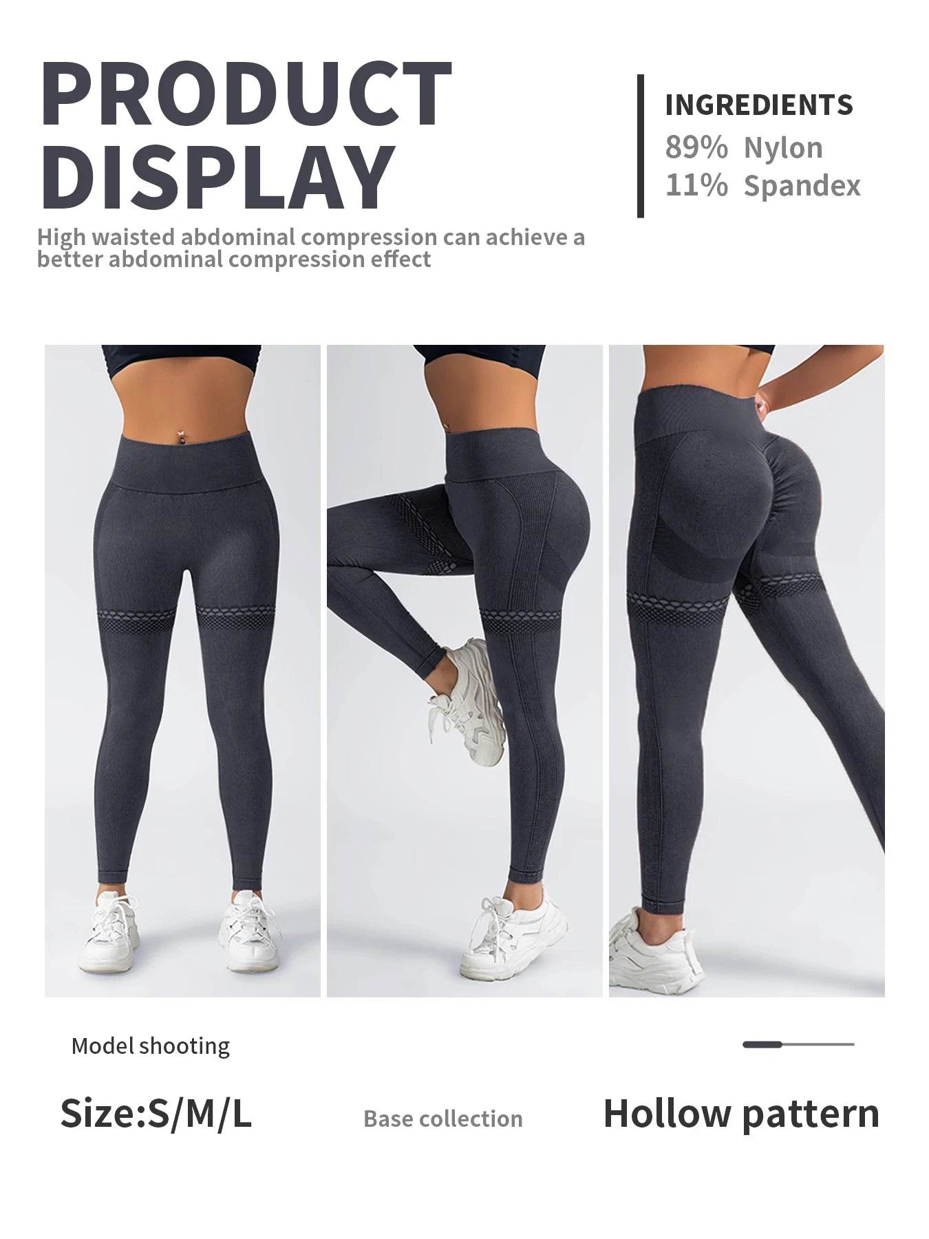 Women's Mesh Butt Lifting Leggings - P12 Hub Europe