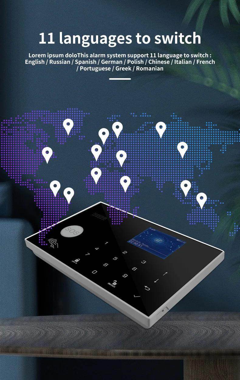 Alarm Smart Earykong WiFi GSM - P12 Hub Europe