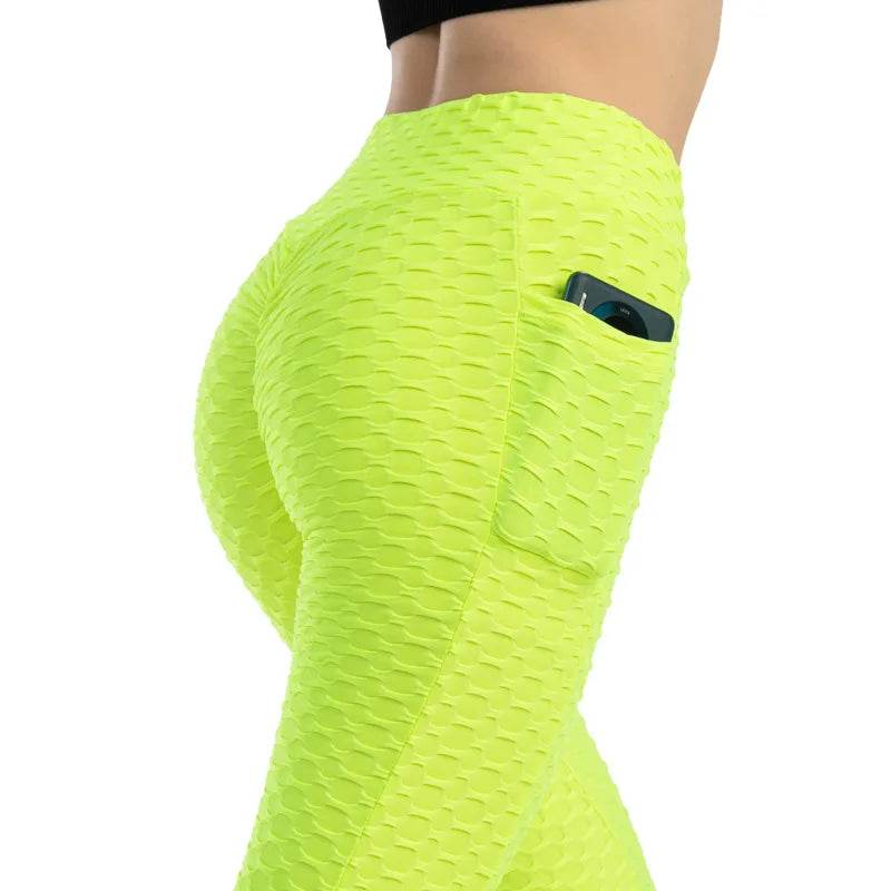 Women's Pocketed Bubble Leggings - P12 Hub Europe