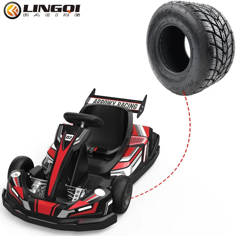 LYNNCHI Motorcycle 10x4.50-5 11x7.10-5 11x6.0-5 5 Inch Rubber Outer Tires Vacuum Tire For Go Kart ATV UTV Buggy Karting Parts