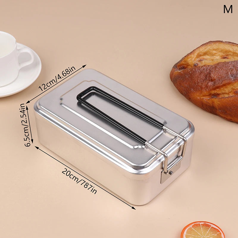 Ultralight Tableware Camping Cookware Lunch Box Cooking Pots Picnic Accessories Outdoor Cutlery Kitchen Hiking Sports Supplies