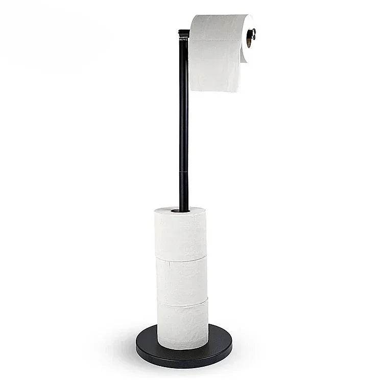 Paper Towel Holder Bathroom Stainless Steel Floor Mounted Toilet Paper Holder Single Pole Kitchen Floor Shelf Bathroom Fixtures - P12 Hub Europe