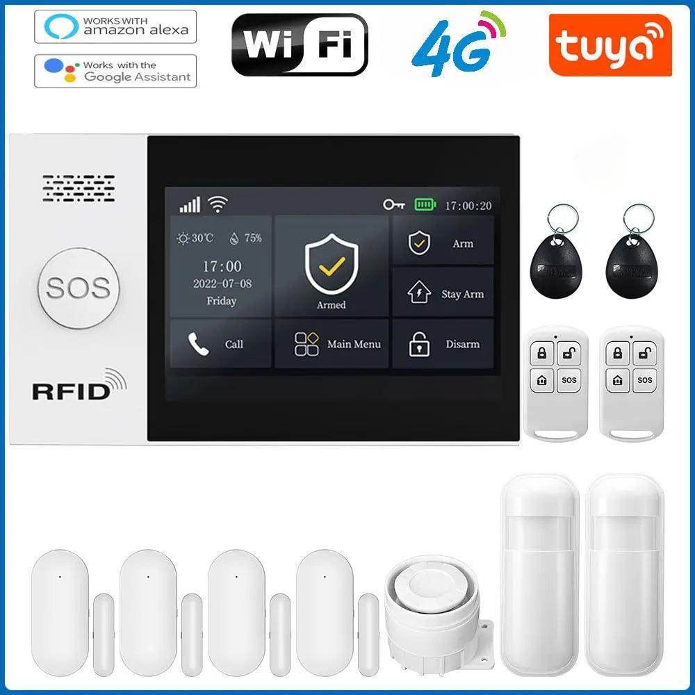 Alarm Smart Tuya WiFi GSM 4G - P12 Hub Europe