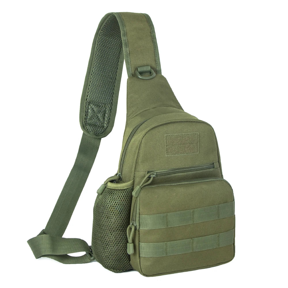 Chest Bag Tactical Shoulder Bag Men Outdoor Sling Multicam Camouflage Camping Travel Hiking Hunting Military Crossbody Bag Y6322