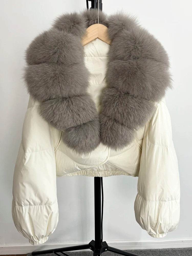 Luxury Fox Fur Down Parka - P12 Hub Europe