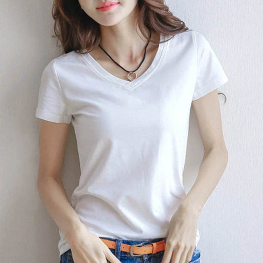 Women's Solid Color T-Shirt - P12 Hub Europe
