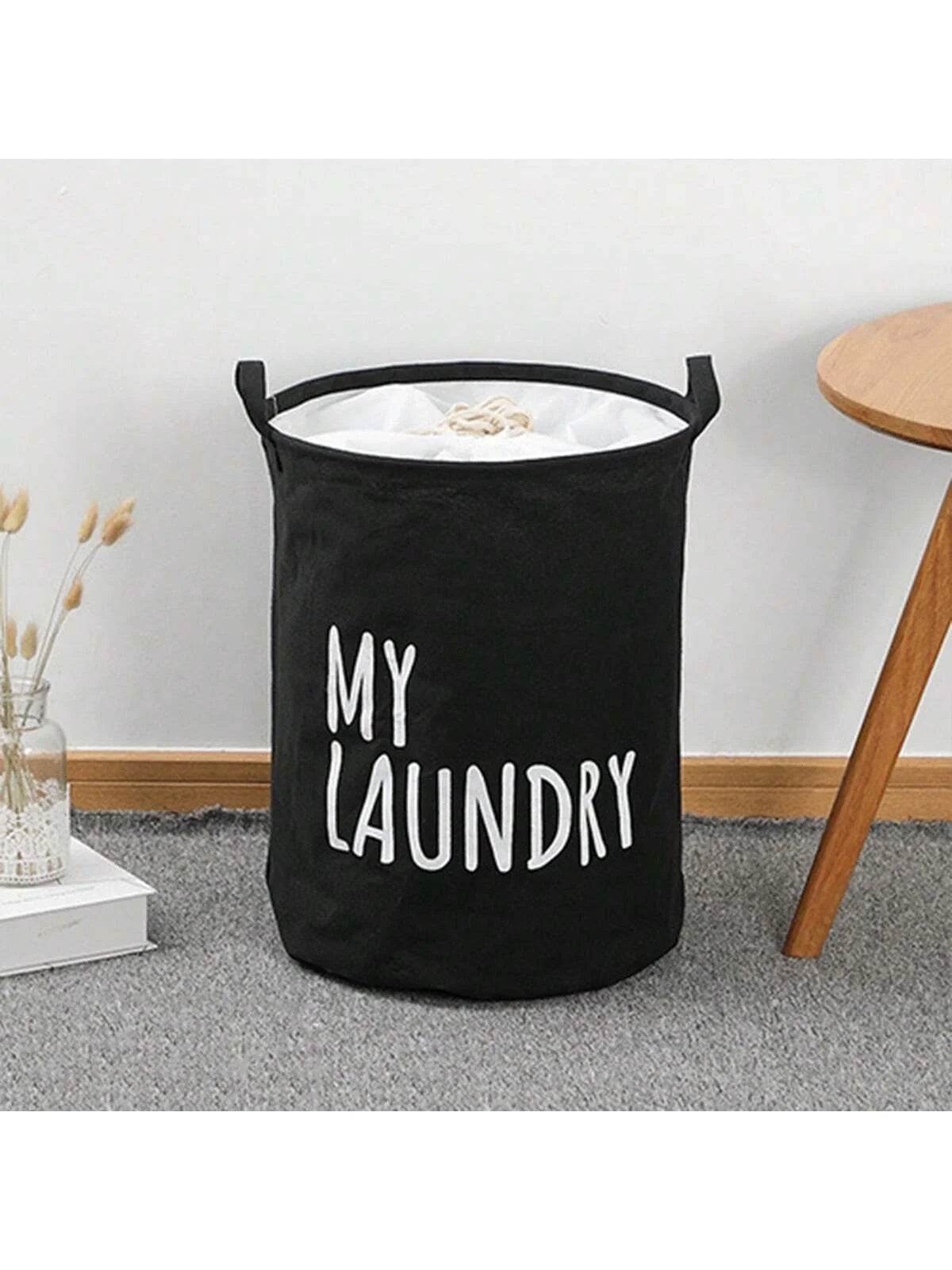 Foldable Drawstring Laundry Basket - P12 Hub Europe