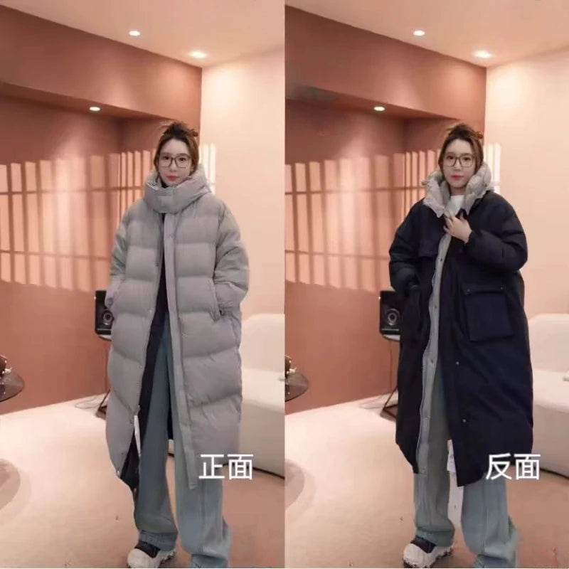 Reversible Long Down Coat - P12 Hub Europe