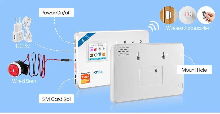 Alarm Smart KERUI Tuya WiFi GSM - P12 Hub Europe