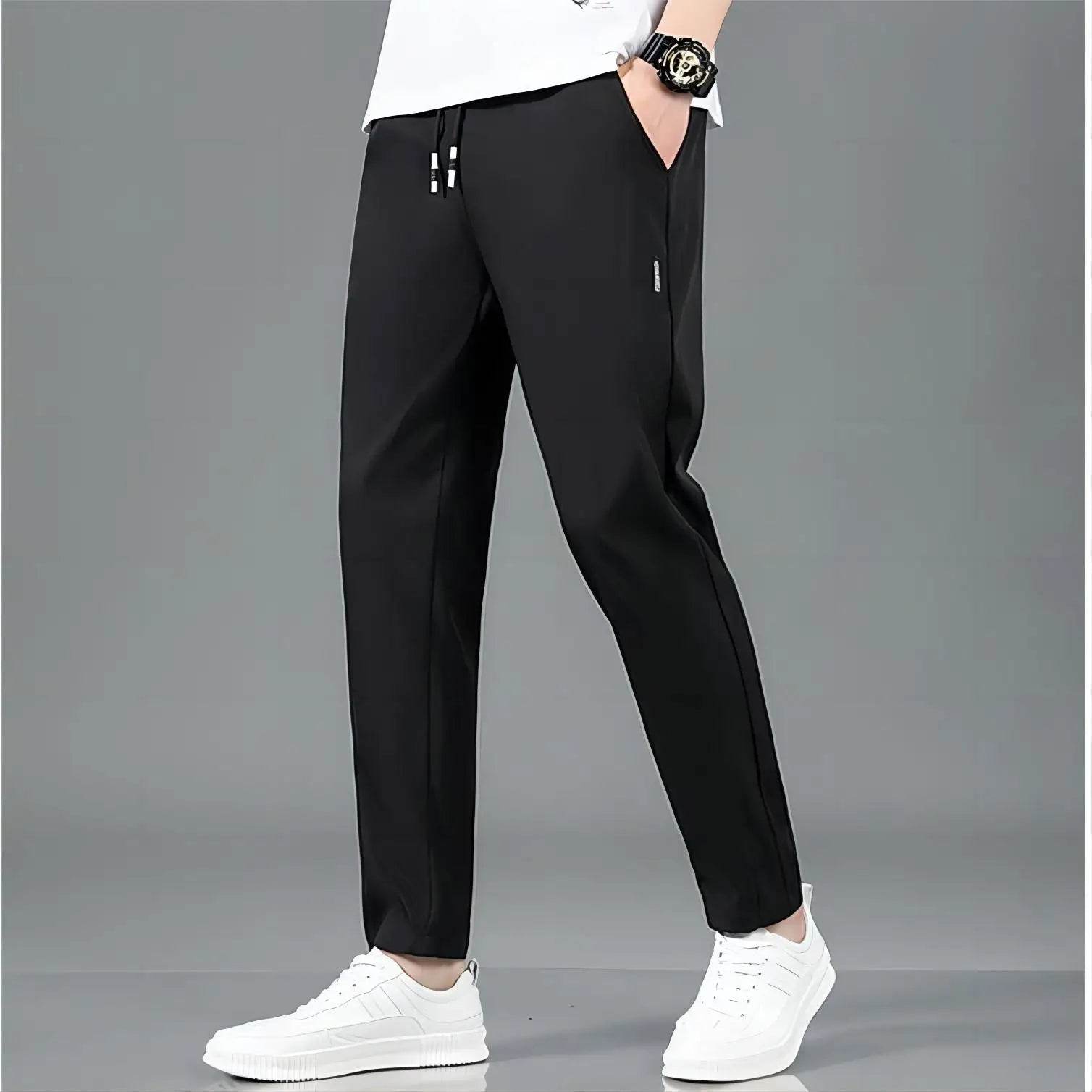 Men Elastic Running Pants - P12 Hub Europe