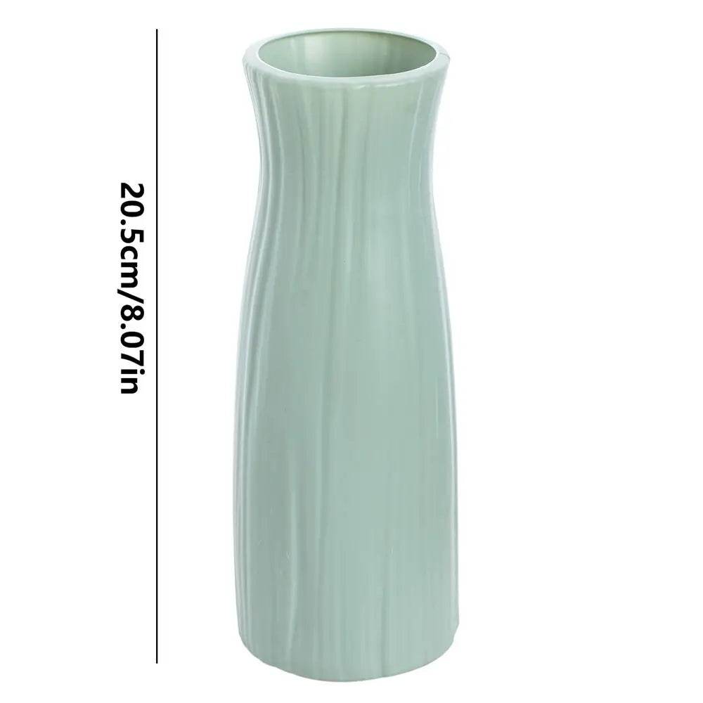 Plastic Vase Imitation Ceramic Flowers Pots Wedding Home Outdoor Garden Table DIY Gift Bonsai Festival Party Courtyard Decor - P12 Hub Europe