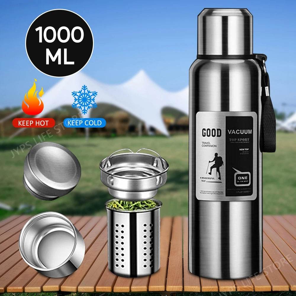 1000ML Stainless Steel Sport Thermos - P12 Hub Europe