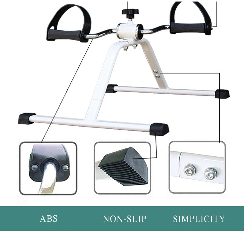 Home Mini Bicycle Gym Trainer Indoor Sports Exercise Bike Workout Pedal Bike Stationary Exercise Pedals Arms Legs Trainer Bike
