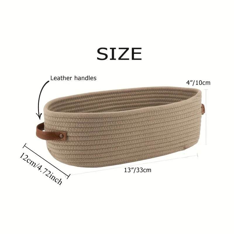 Oval Woven Storage Basket - P12 Hub Europe