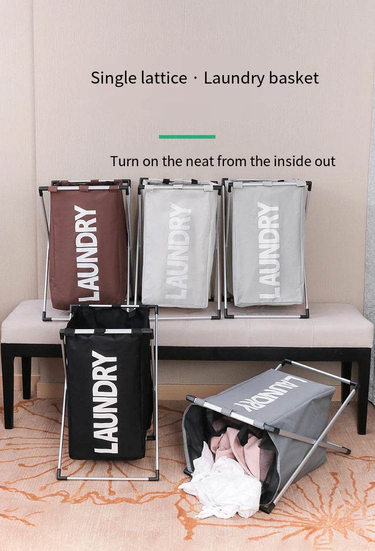 Foldable Waterproof Grid Laundry Basket - P12 Hub Europe