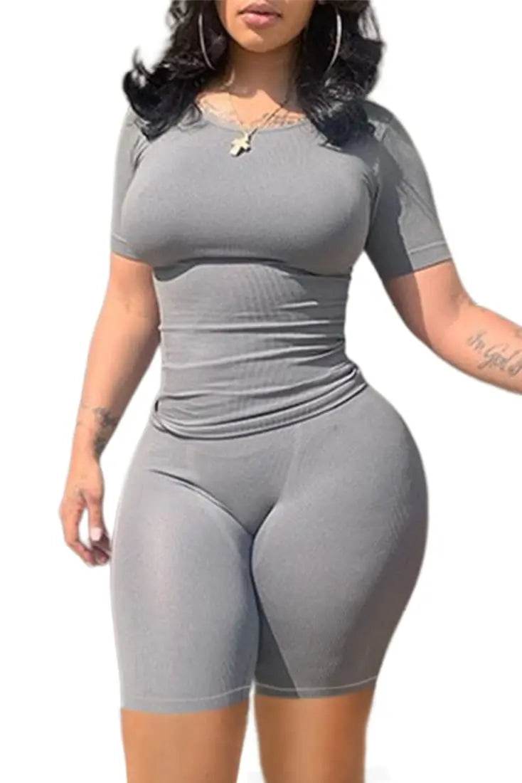 Ribbed Summer Lounge Shorts Set - P12 Hub Europe