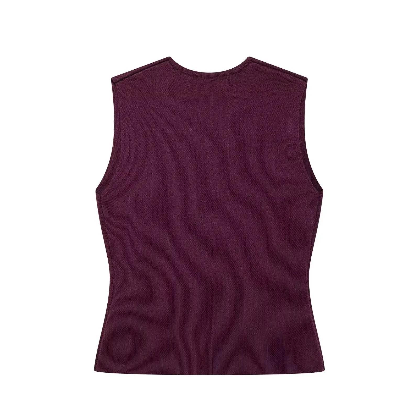 Wine Red Knit Skirt - P12 Hub Europe