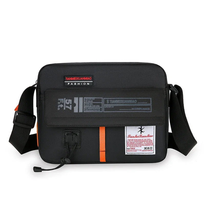 The New Single Shoulder Bag Outside The Casual Crossbody Bag Fashion Hand Nylon Color Bag for Men and Women