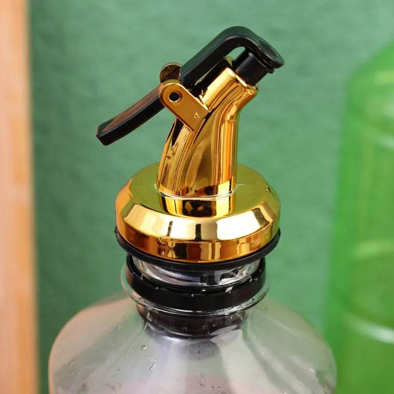 1/10x Oil Bottle Stopper Rubber Lock Plug Seal Leak-proof Food Grade Plastic Nozzle Sprayer Wine Vinegar Spouts Kitchen Tools - P12 Hub Europe