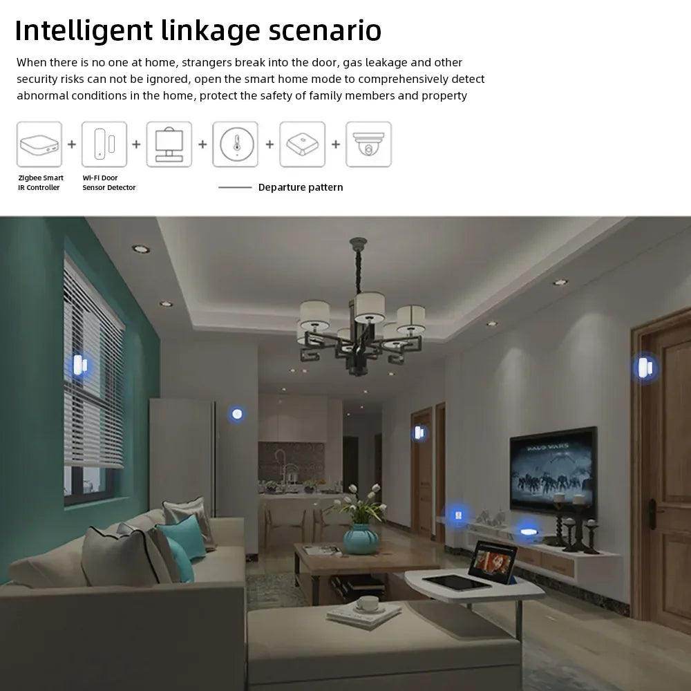Sensor Door Tuya Zigbee Smart - P12 Hub Europe