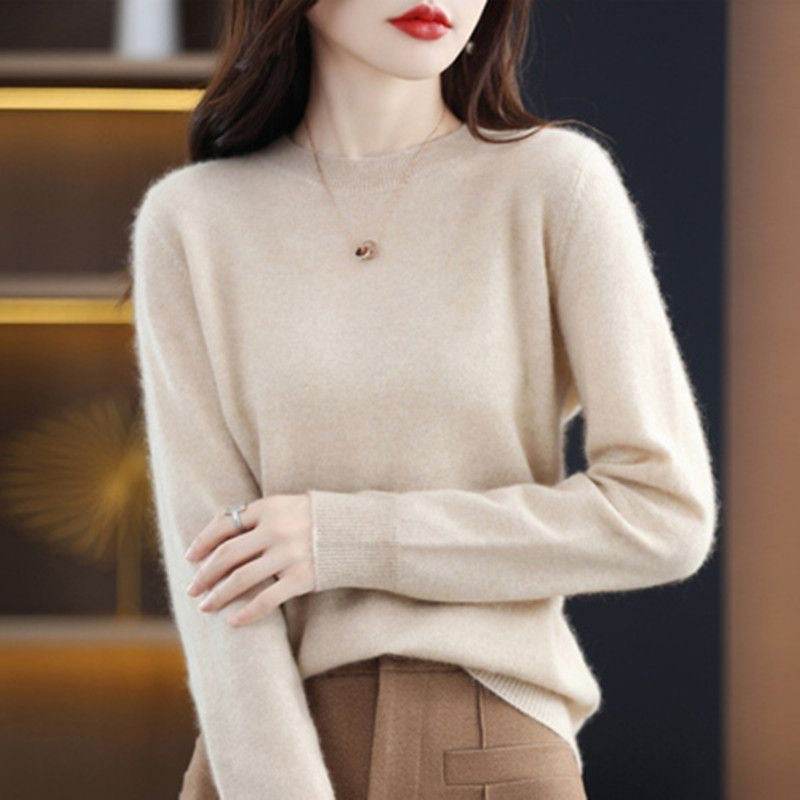 Women's Basic O-Neck Sweater - P12 Hub Europe