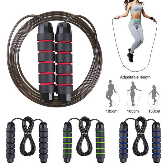2.8/3m Ropes To Jump Crossfit Portable Fitness Equipment Aerobics Fast 2026 Wire Jump Rope Boxing Yoga for Woman Man WeightLoss