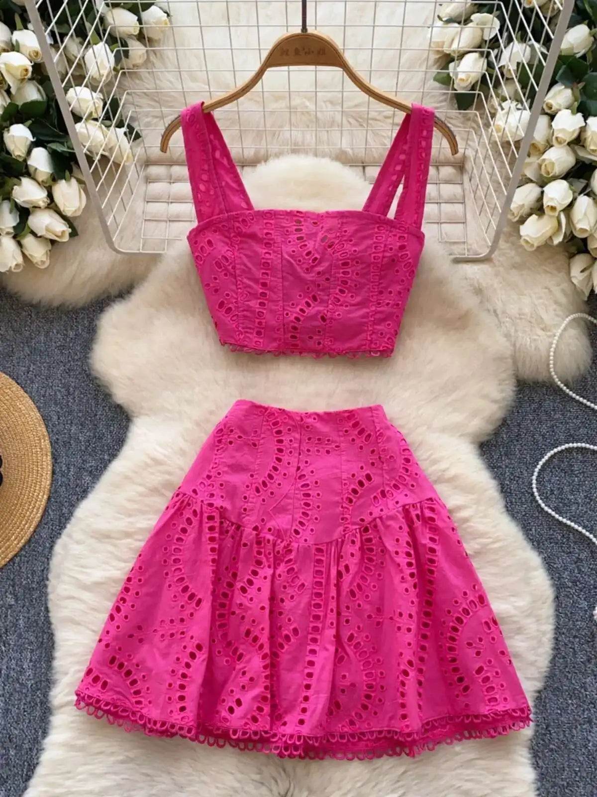 White Summer Beach Skirt Set - P12 Hub Europe