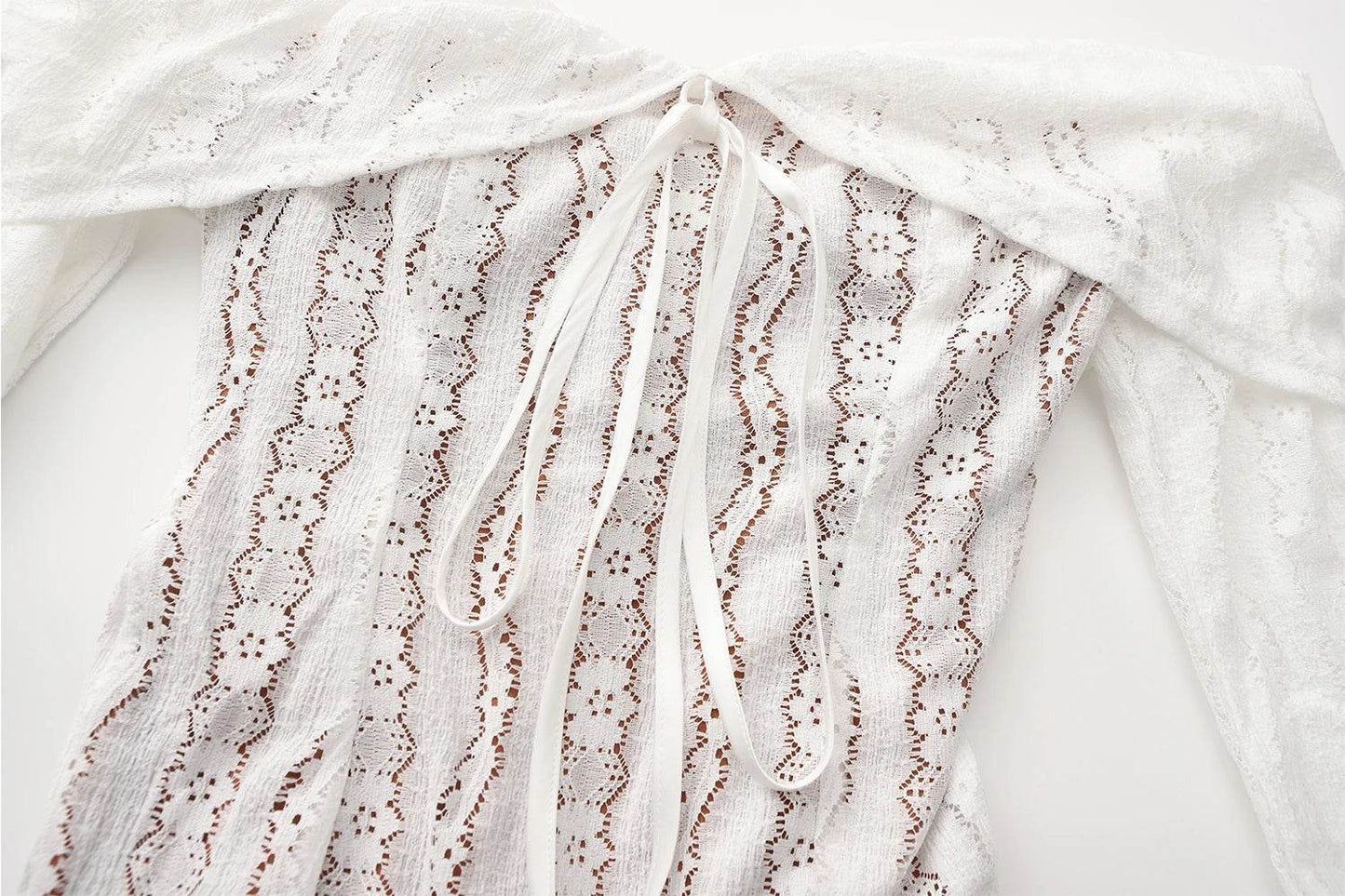White Off Shoulder Lace Maxi Dress - Wedding Guest - P12 Hub Europe