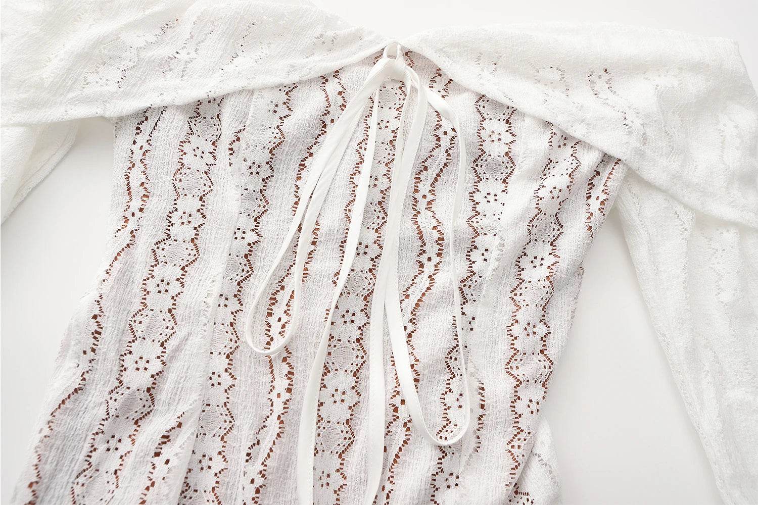 White Off Shoulder Lace Maxi Dress - Wedding Guest - P12 Hub Europe