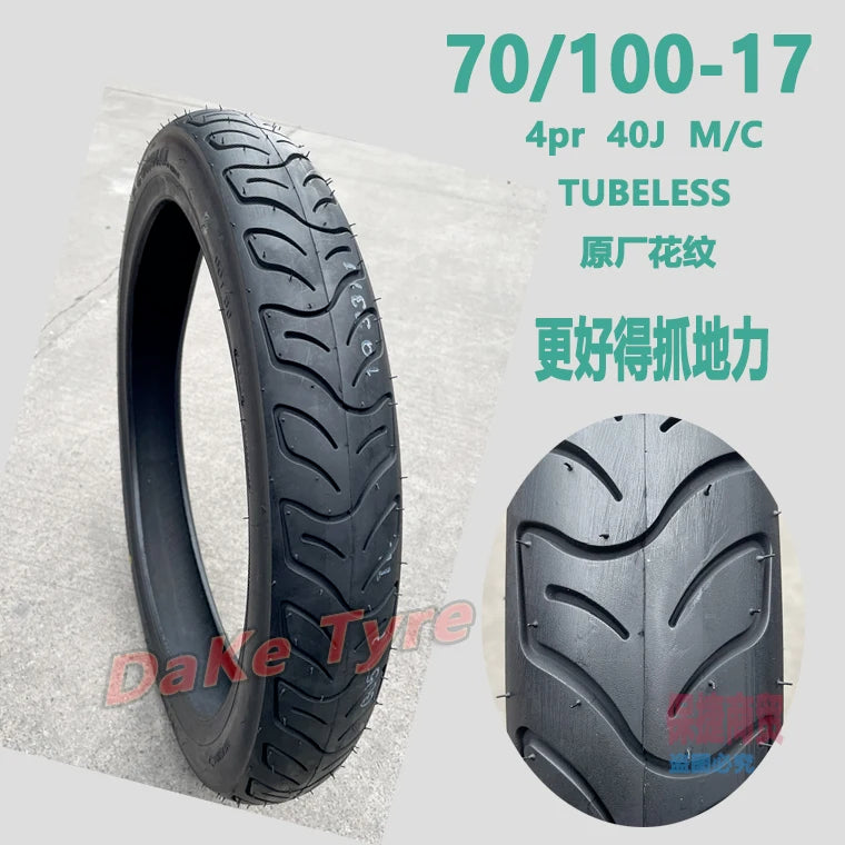 130/80-17 100/70-17 90/80 70 100 120/70-17 Is Applicable To SOCO Quick TS TC MAX Electric Motorcycle Tire Vacuum Tire