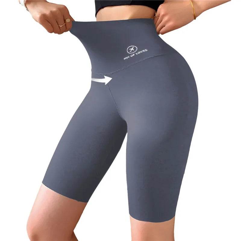 Women's High Waist Gym Shorts - P12 Hub Europe