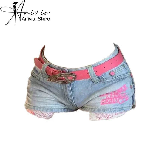 Denim women's Mini Shorts - P12 Hub Europe