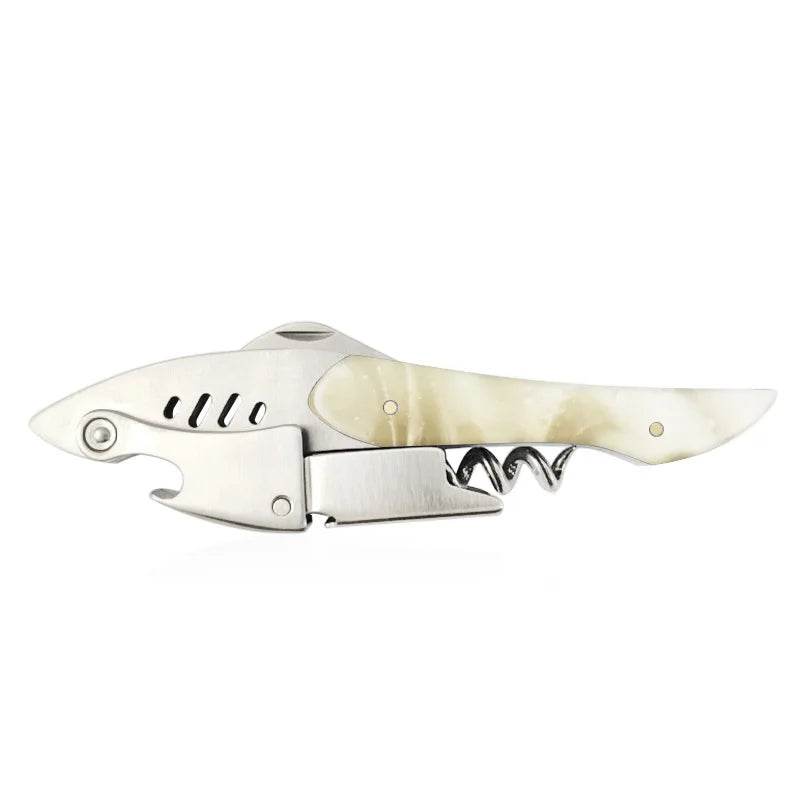 Dog Wine Bottle Opener Corkscrew with Foil Cutter Beer Opener Animal Lover in Zoo Dog Cat Bird Fox Shark Robot Owl Butterfly - P12 Hub Europe