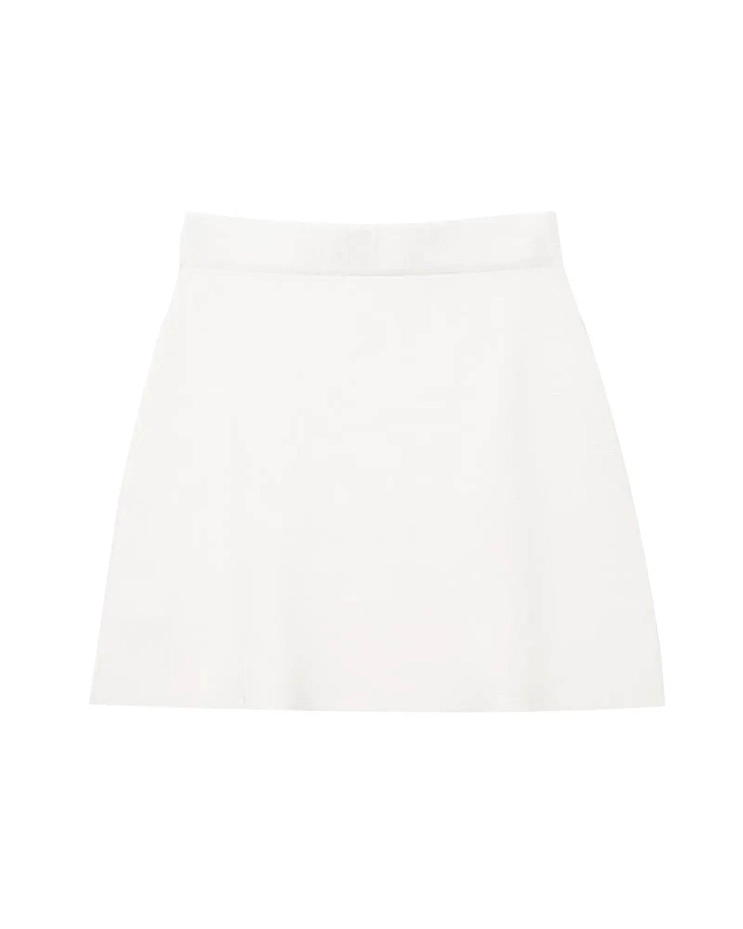 Solid Knitted Mini Skirt - P12 Hub Europe