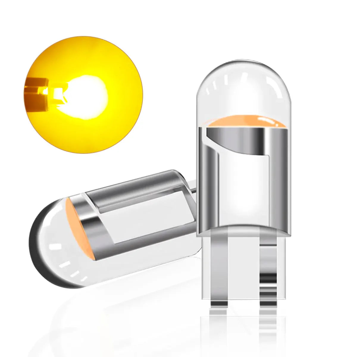 10Pcs 20Pcs Red Yellow White W5W T10 WY5W 192 194 168 LED Car Bulbs for Automotive Reading Width Clearance Turn Signal Lights