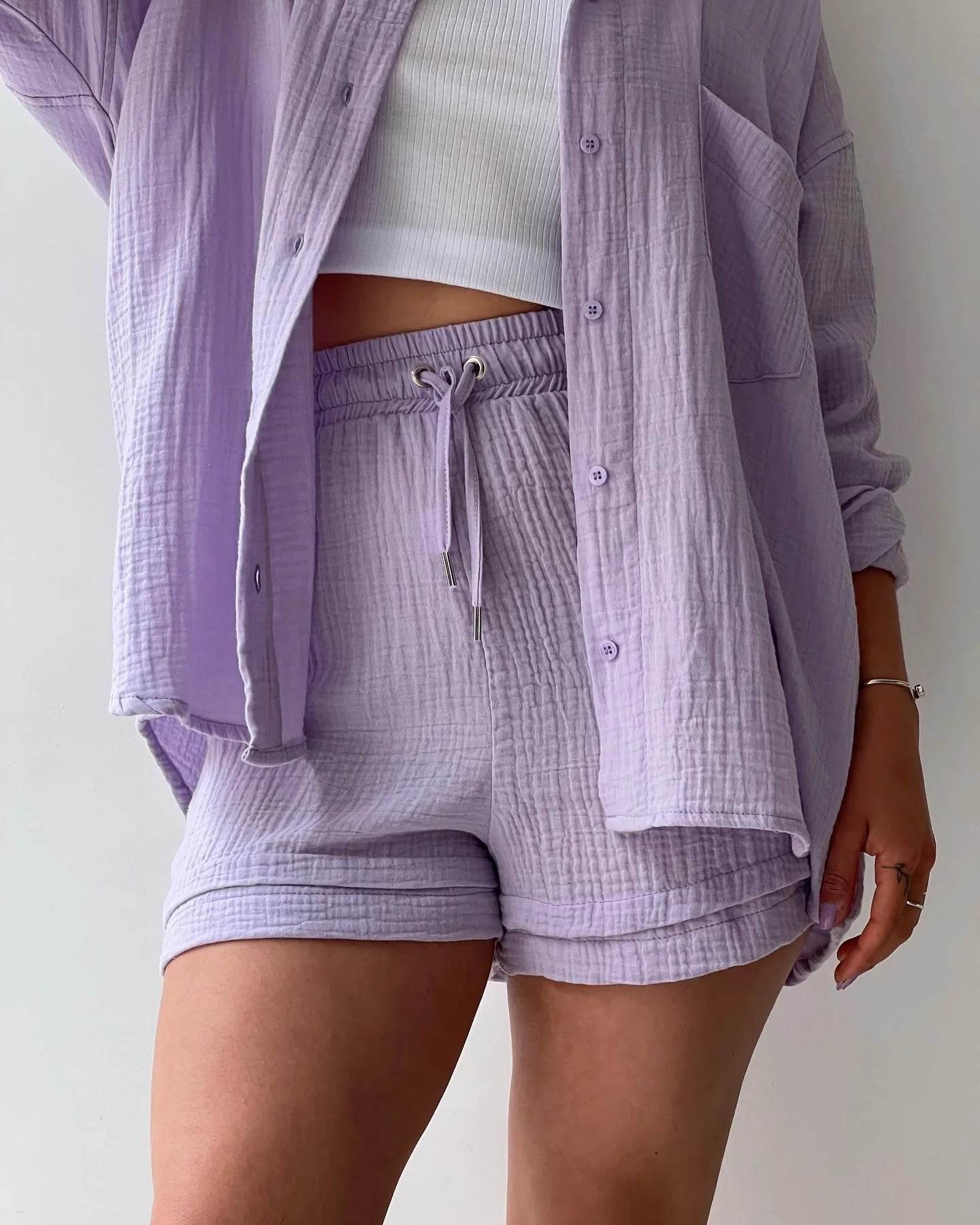 Women Summer Shorts Set - P12 Hub Europe
