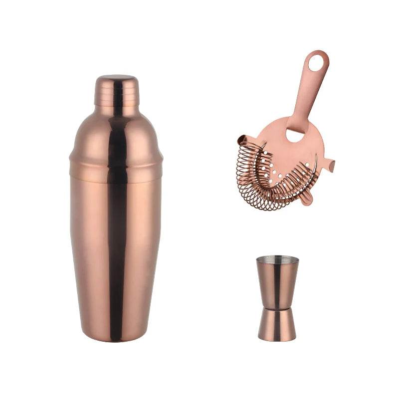 1-8PCS 750Ml Stainless Steel Bar Cocktail Shaker Set Bartender Tools Moijto Muddler Wine Bottle Stopper Cocktail Boston Barware - P12 Hub Europe