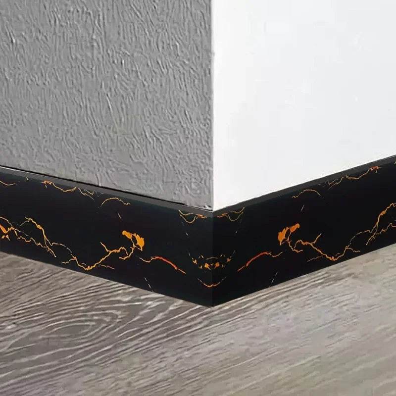 6/2M Marble Striped Skirting Line Waterproof Self Adhesive 3D Wall Sticker Thickened Anti-collision Corner Line Home Decoration - P12 Hub Europe