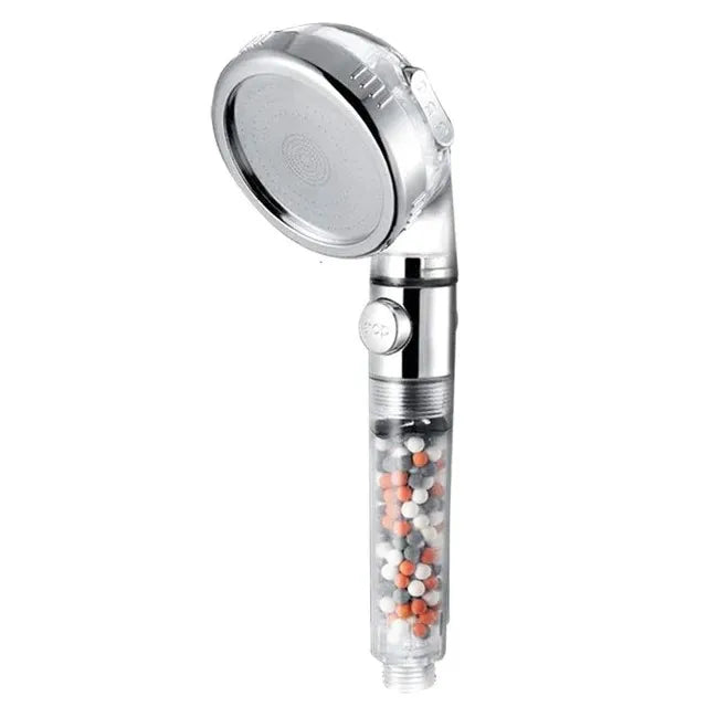 3 Modes SPA Shower Head High Pressure Saving Water Shower Filter Massage Shower Head Hook Hose Bathroom Innovative Accessories