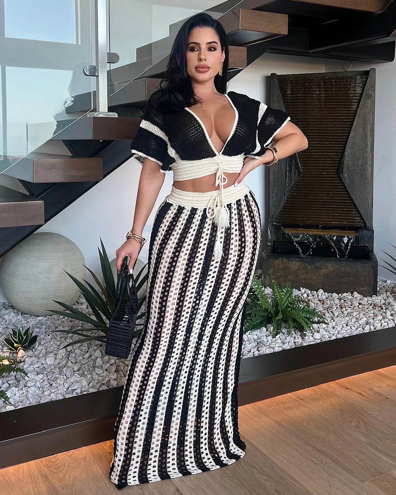 Knitted Vacation Dress Set - P12 Hub Europe