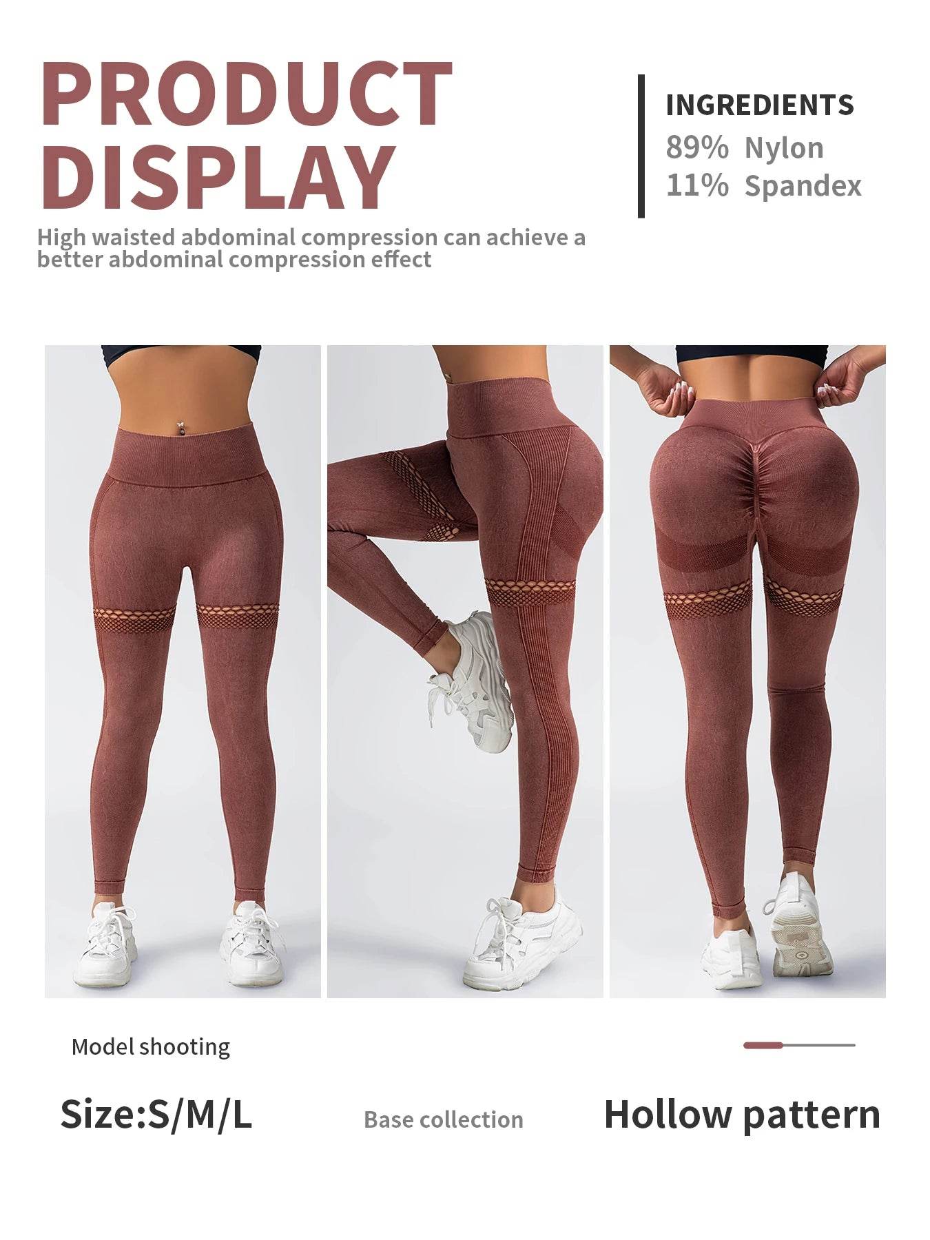 Women's Mesh Butt Lifting Leggings - P12 Hub Europe