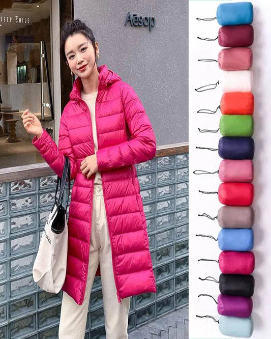 Lightweight Candy Color Down Hoodie - P12 Hub Europe