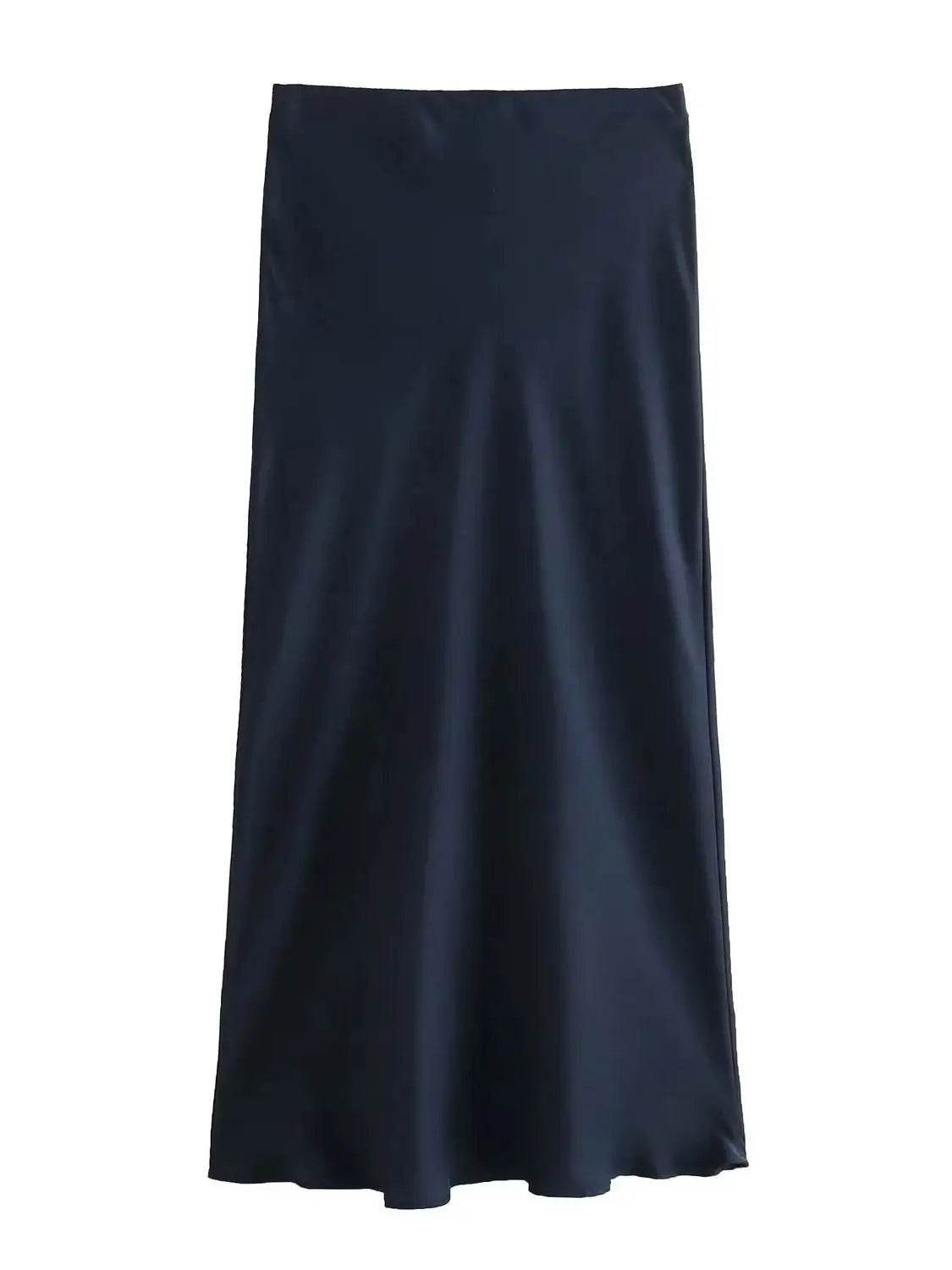 Women's Flowing Satin Midi - P12 Hub Europe