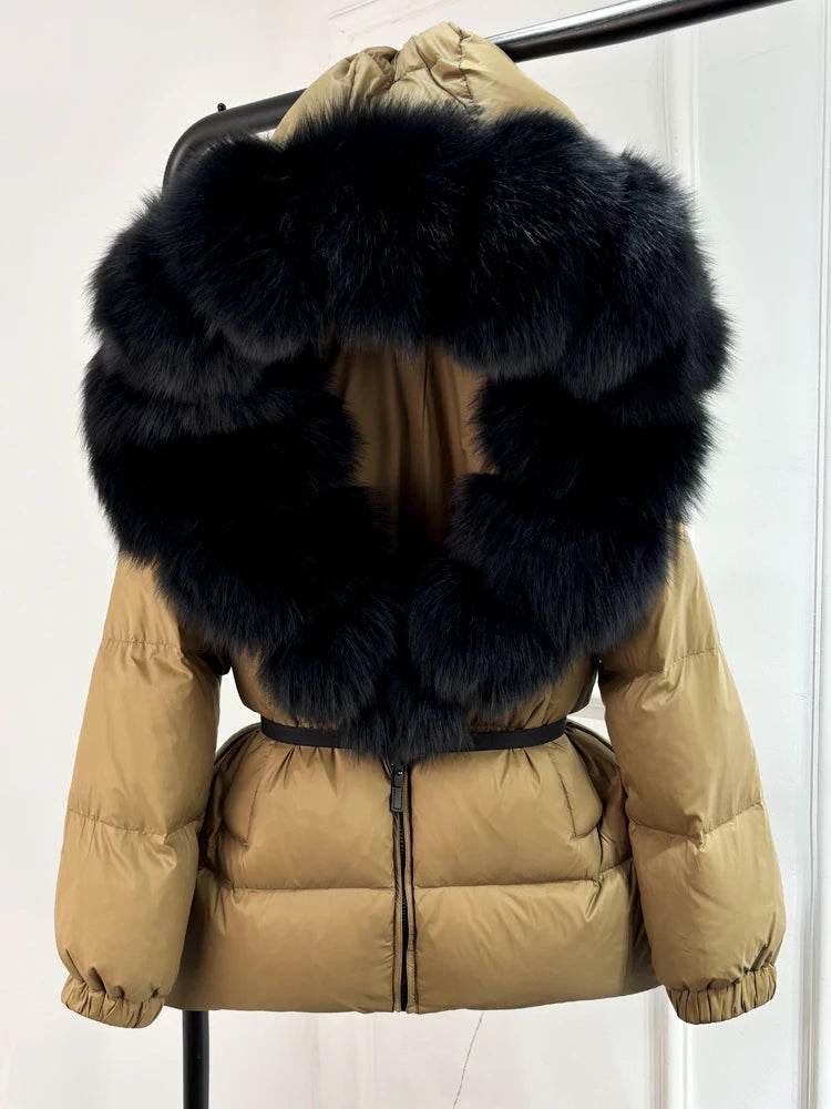 Fox Fur Down Puffer Parka - P12 Hub Europe
