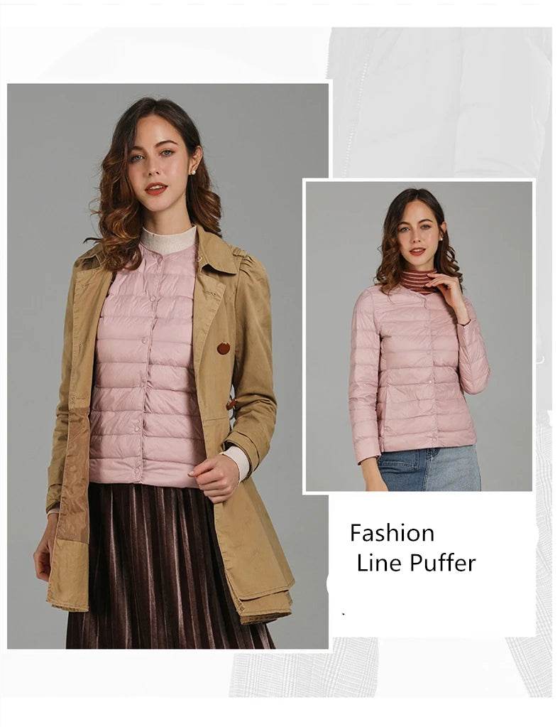 Ultra Lightweight Women's Puffer - P12 Hub Europe