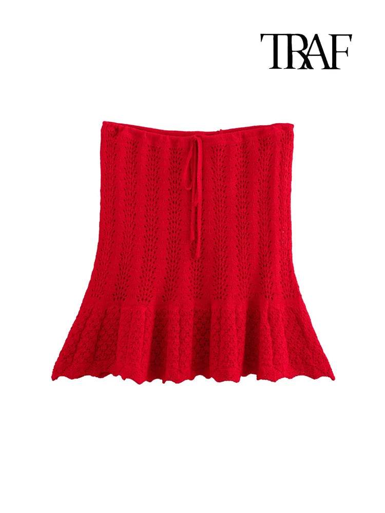 Women Knit Skirt Set - P12 Hub Europe