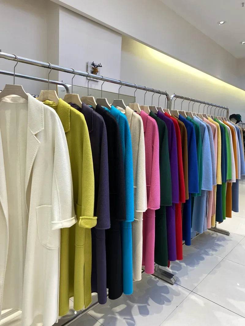 Luxury Cashmere Wool Coat - P12 Hub Europe