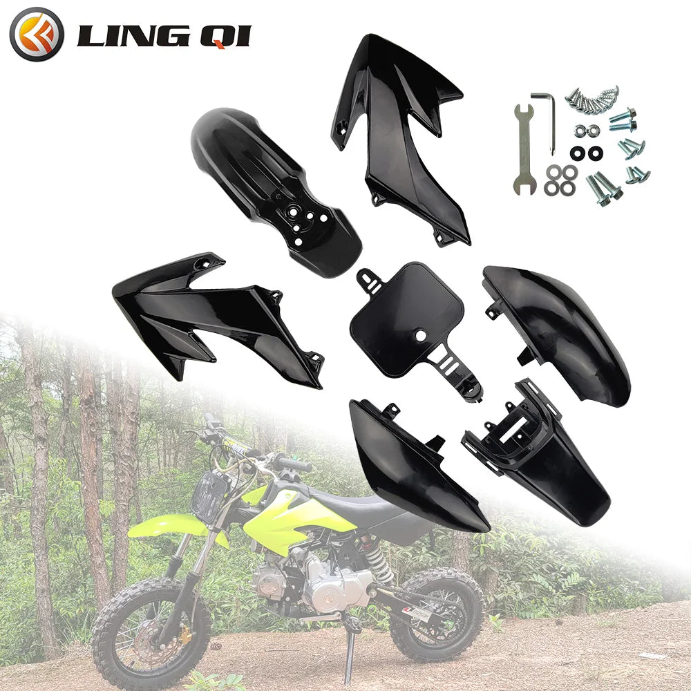 LINQ QI Plastic Fairing Body Kits Fit to CRF50 XR50, For CRF 50 Pit Dirt Motor Trail Bike 50cc 70cc 90cc 110cc 125cc 140